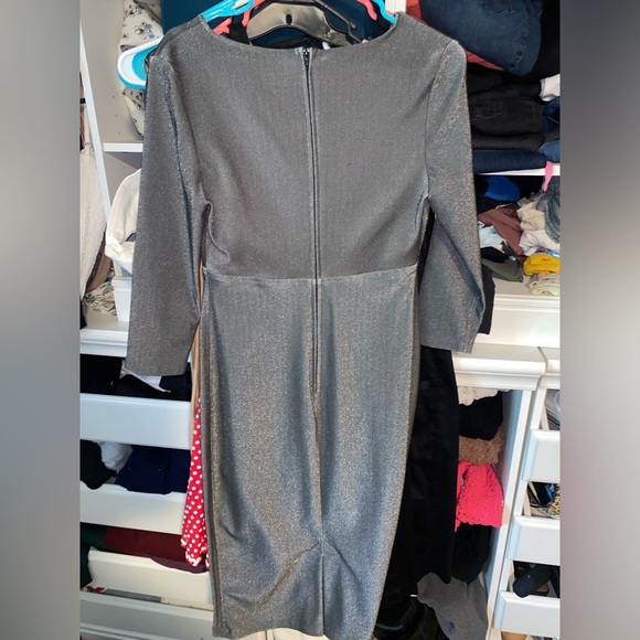 Laura Byrnes Lurex wiggle dress size large pinup girl clothing - Picture 3 of 3